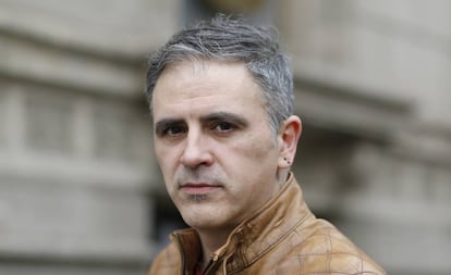Retrato del escritor argentino Marcelo Luján.