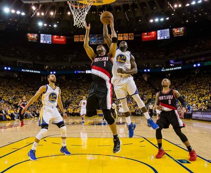 Partido de la NBA. 