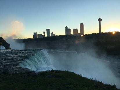 Las cataratas del Ni&aacute;gara vistas desde Estados Unidos.