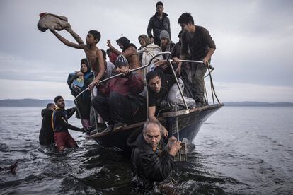 Una altra imatge de Sergey Ponomarev de la seva sèrie sobre els refugiats que s'ha endut un dels primers premis.