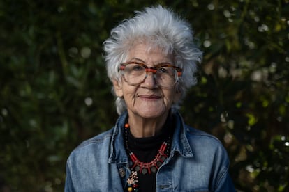 Aminta Ruiz, de 85 años, el viernes 15 de diciembre en Terrassa, Barcelona.