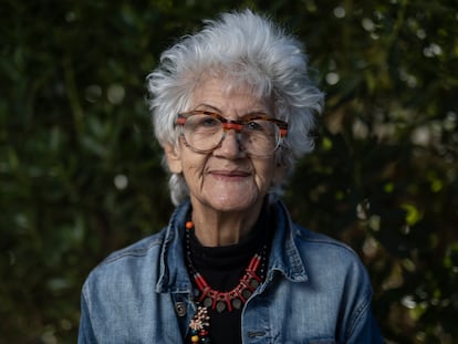 Aminta Ruiz, de 85 años, el viernes 15 de diciembre en Terrassa, Barcelona.