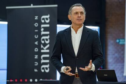 Jacobo Parages, durante su intervención en Cunef.