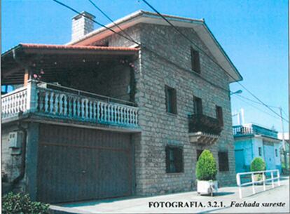 Vista de la fachada del caserío Goiatz-Berri, en el barrio de Martutene de San Sebastián, en una imagen cedida por los vecinos de Igeldo.