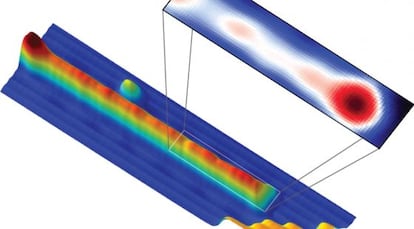 Imagen de microscopio del material observado con las nuevas part&iacute;culas observadas