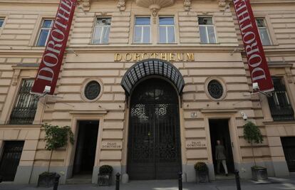 Fachada de la casa de apuestas Dorotheum, en Viena.