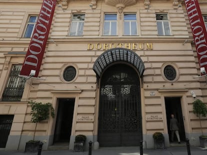 Fachada de la casa de apuestas Dorotheum, en Viena.