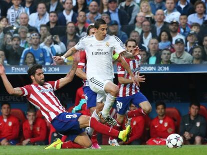 Di Mar&iacute;a durante la final de la Champions. 