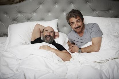 Javier Cámara y Ricardo Darín en San Sebastián.