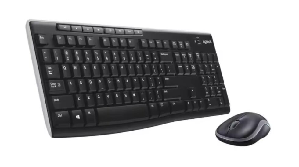 Set de ratón y teclado inalámbrico Logitech.