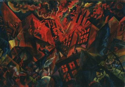 'Explosion' (1917), de George Grosz.