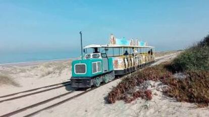 El trenecito de Caparica.