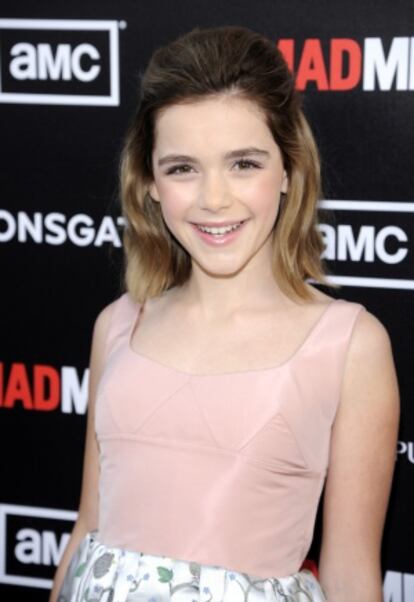 Kiernan Shipka en la premier de la quinta temporada de Mad Men en Los Angeles