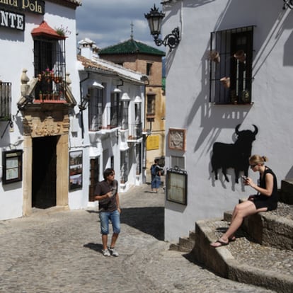 Calle de Santo Domingo, en Ronda, Málaga