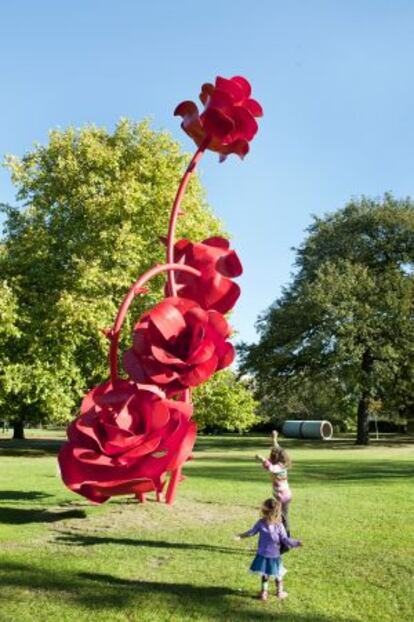 La escultura Icon, de Will Kyman, en el Frieze 2011, en Londres. Este año, la feria de arte se celebra del 11 al 14 de octubre en Regent’s Park.