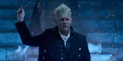 Depp ha interpretado a Grindelwald en la saga 'Animales fantásticos'.