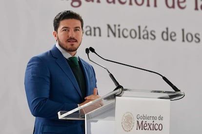 Samuel García durante un evento oficial en San Nicolás de los Garza, Nuevo León, el pasado 30 de noviembre.