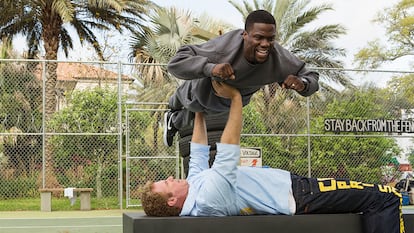 Kevin Hart y Will Ferrell en un momento de la película.