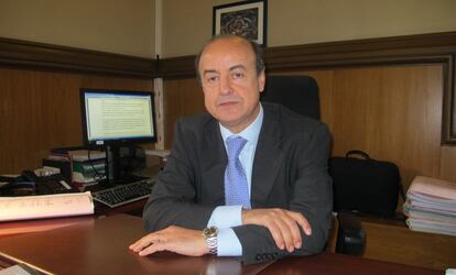 El nou president del TSJC, Jes&uacute;s Mar&iacute;a Barrientos.