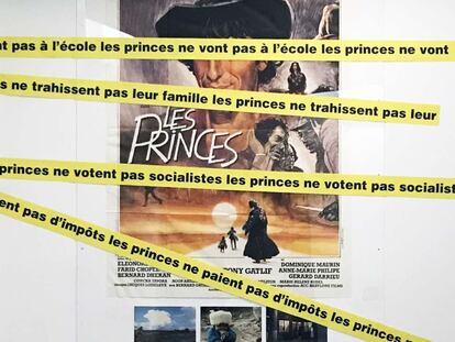 Cartel de 'Les Princes', de Tony Gatlif (1983), con intervención de Guy Debord.