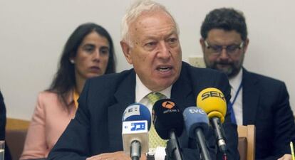 El ministro español de Asuntos Exteriores, José Manuel García-Margallo.