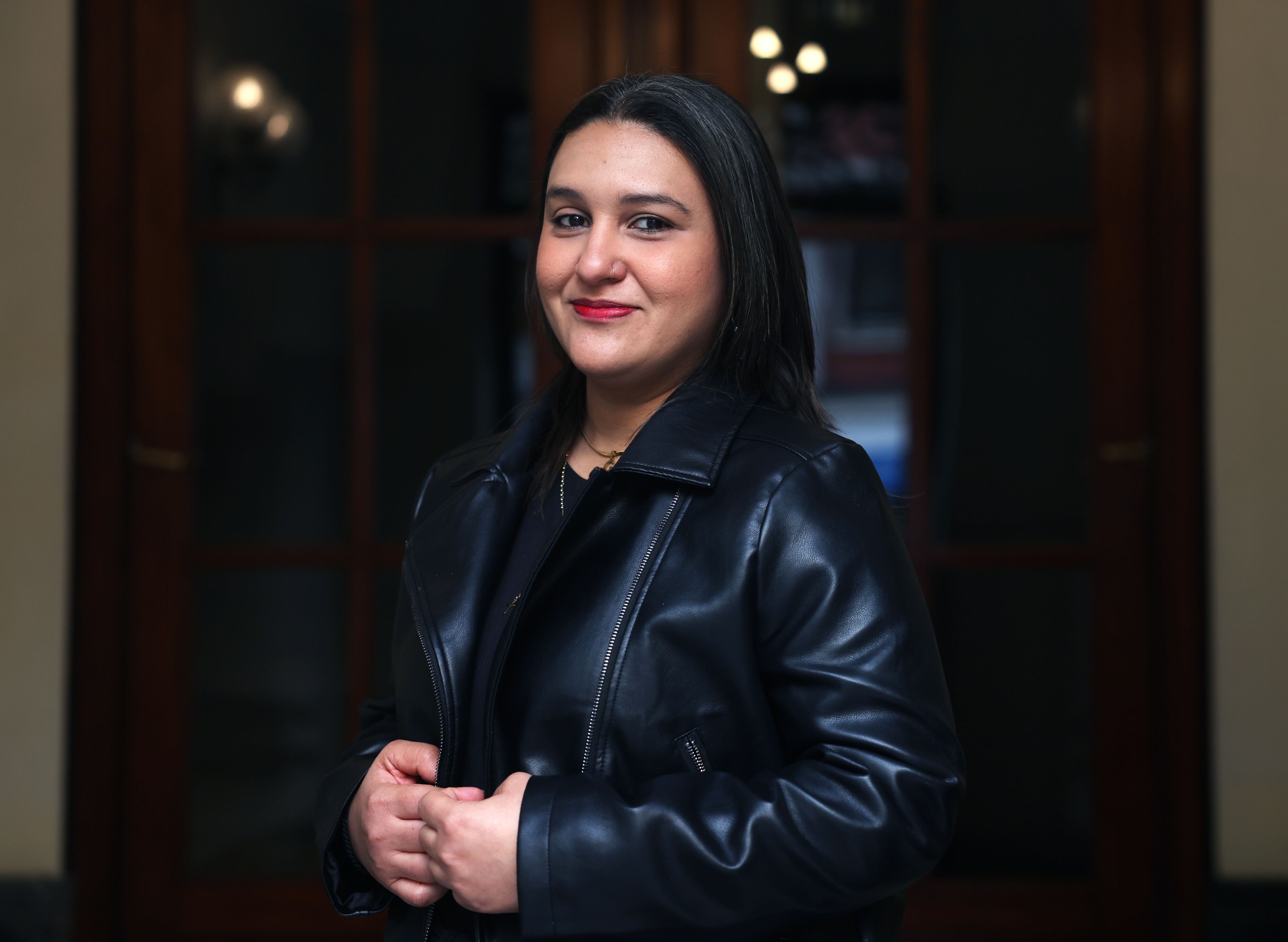 Gisela Díaz, migrante colombiana que está esperando el proceso de regularización, en Madrid.