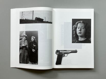  Double page spread from the book ‘Far Away From Home: The Voices, the Body and the Periphery,' by Hristina Tasheva.