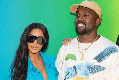 Kanye West y su mujer Kim Kardashian en París el pasado mes de junio.