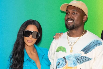 Kanye West y su mujer Kim Kardashian en París el pasado mes de junio. 