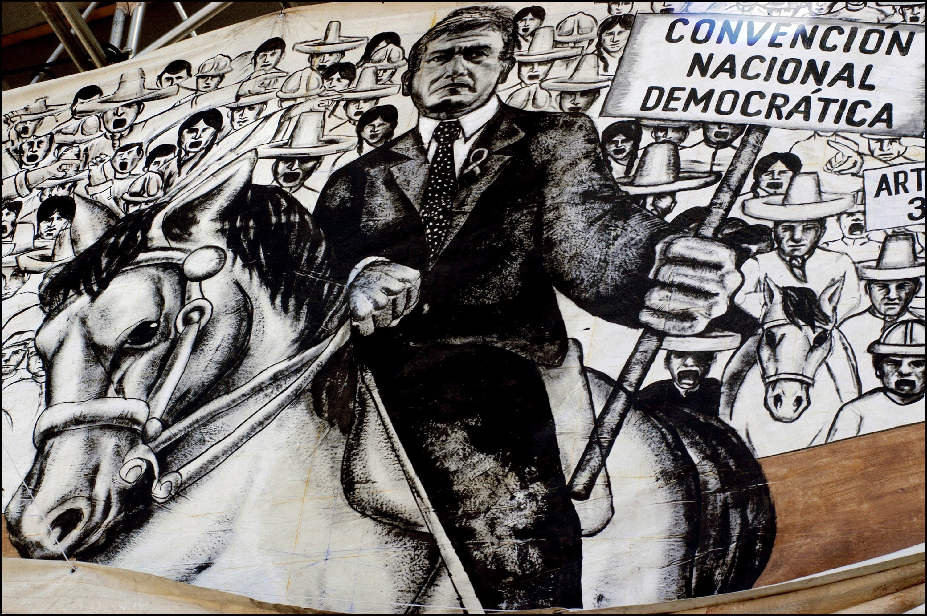 Cartel de Andrés Manuel López Obrador, durante la campaña de 2006. 