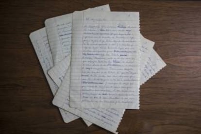 Manuscrito de 'El Descubridor', cuento póstumo de Juan Rulfo.