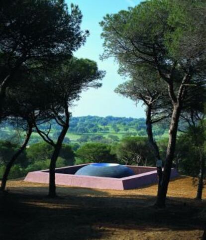 Obra 'Second Wind', de James Turrell, en la Fundación NMAC, en Vejer de la Frontera (Cádiz).