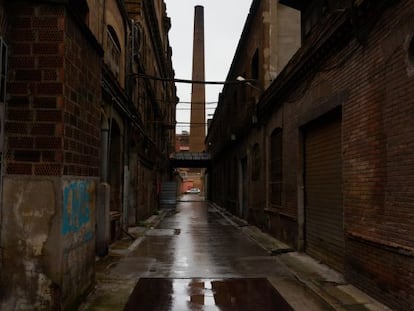 Una de les fotografies de l'exposició sobre Muñoz Ramonet.