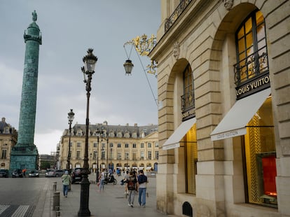 La Place Vendôme, escenario de desfiles en la próxima semana de la moda de París.