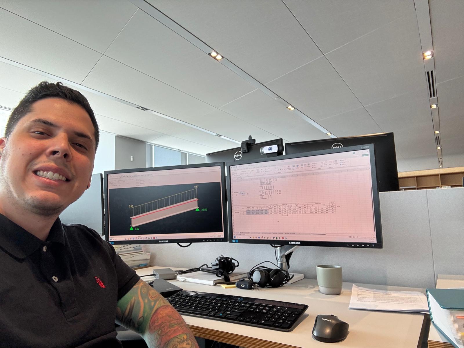 Oscar Gutiérrez, Ingeniero civil venezolano en Nueva York.