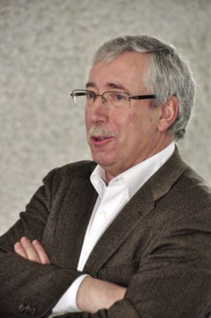 El secretario general de CCOO, Ignacio Fernandez Toxo.
