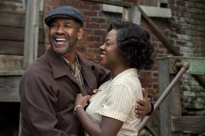 Denzel Washington y Viola Davis en &#039;Fences&#039;.