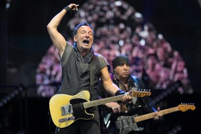  Bruce Springsteen al Camp Nou el 14 de maig de 2016.