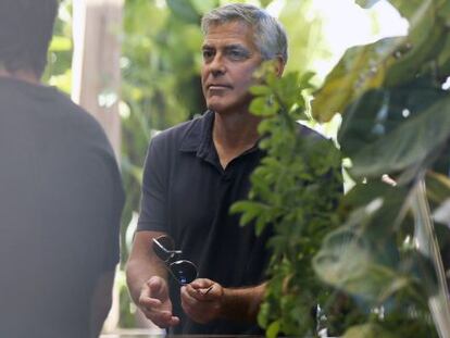 George Clooney, en el Lago Como.
