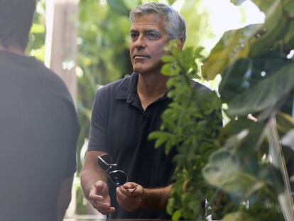 George Clooney, en el Lago Como.