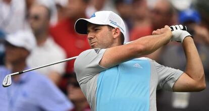 Sergio García se entrena en Kentucky para el PGA.