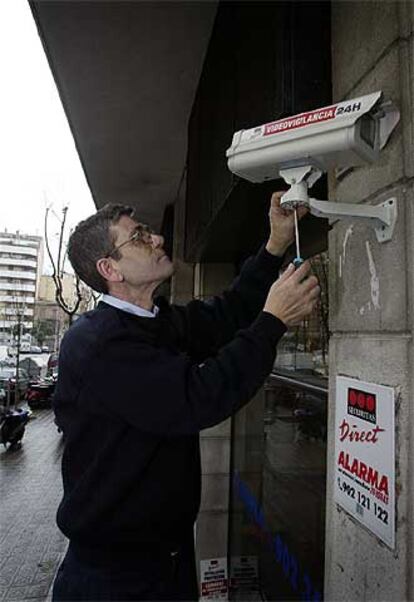 Operario de Securitas Direct en una foto de archivo.