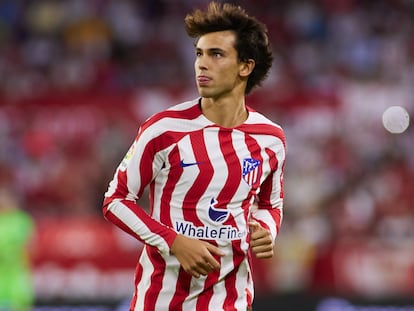 João Félix, en un encuentro con el Atlético en esta temporada.