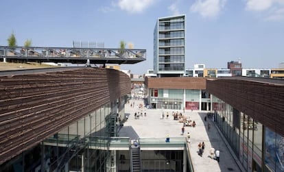 La construcción De Citadel, en la ciudad de Almere (Países Bajos). 