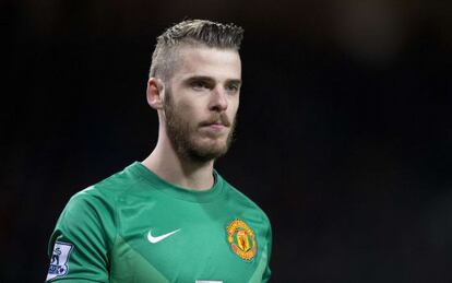 De Gea, en un partido de la temporada pasada.