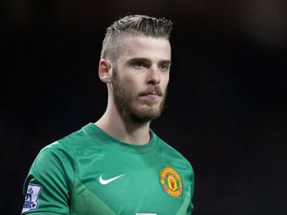 De Gea, en un partido de la temporada pasada.