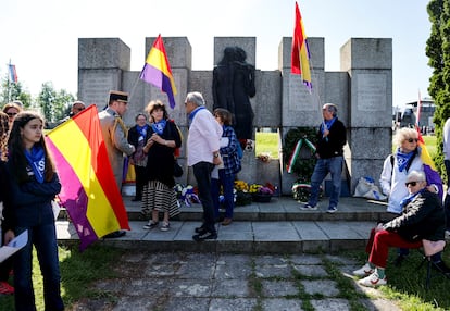 Memorial to Spanish Republicans in the old Mauthausen concentration camp, this Sunday.