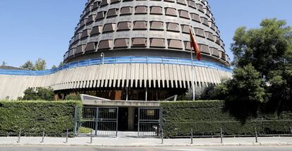 Edificio sede del Tribunal Constitucional, en Madrid.