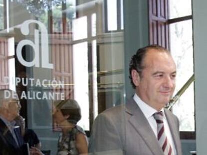 El expresidente de la Diputación de Alicante, José Joaquín Ripoll.