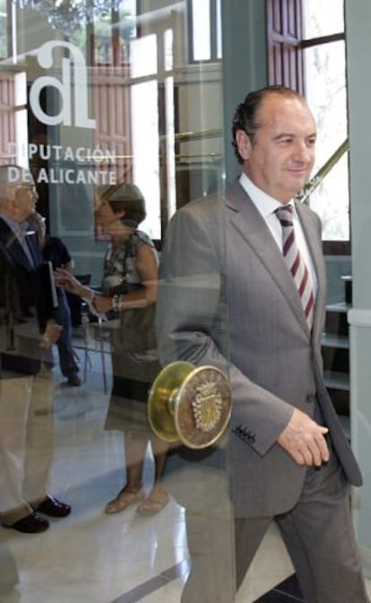 El expresidente de la Diputación de Alicante, José Joaquín Ripoll.